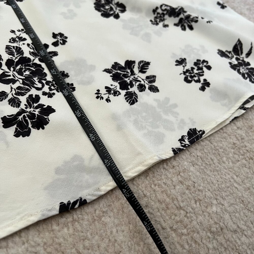 House of Harlow 1960 Black & White Floral Maxi Skirt - Picture 5 of 12
